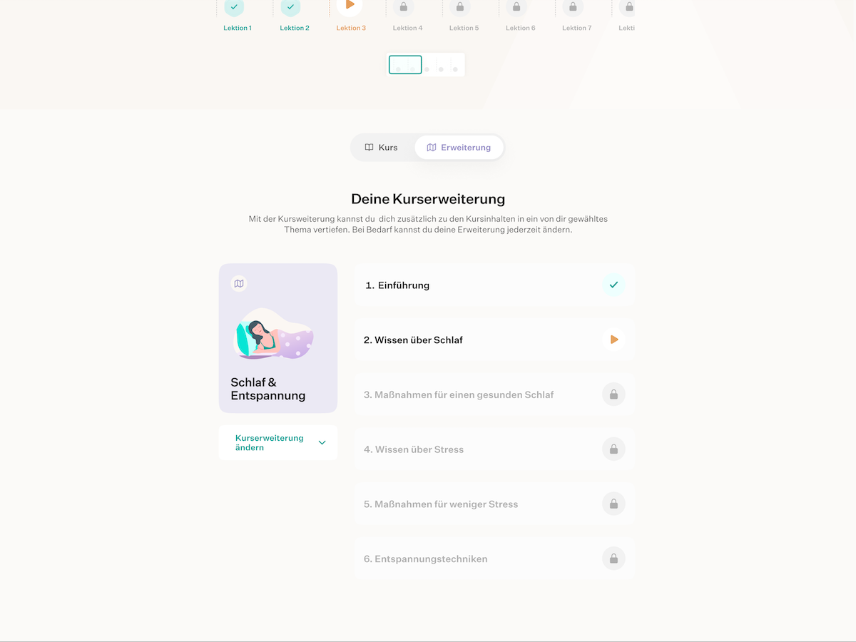 Selfapy app design exploration