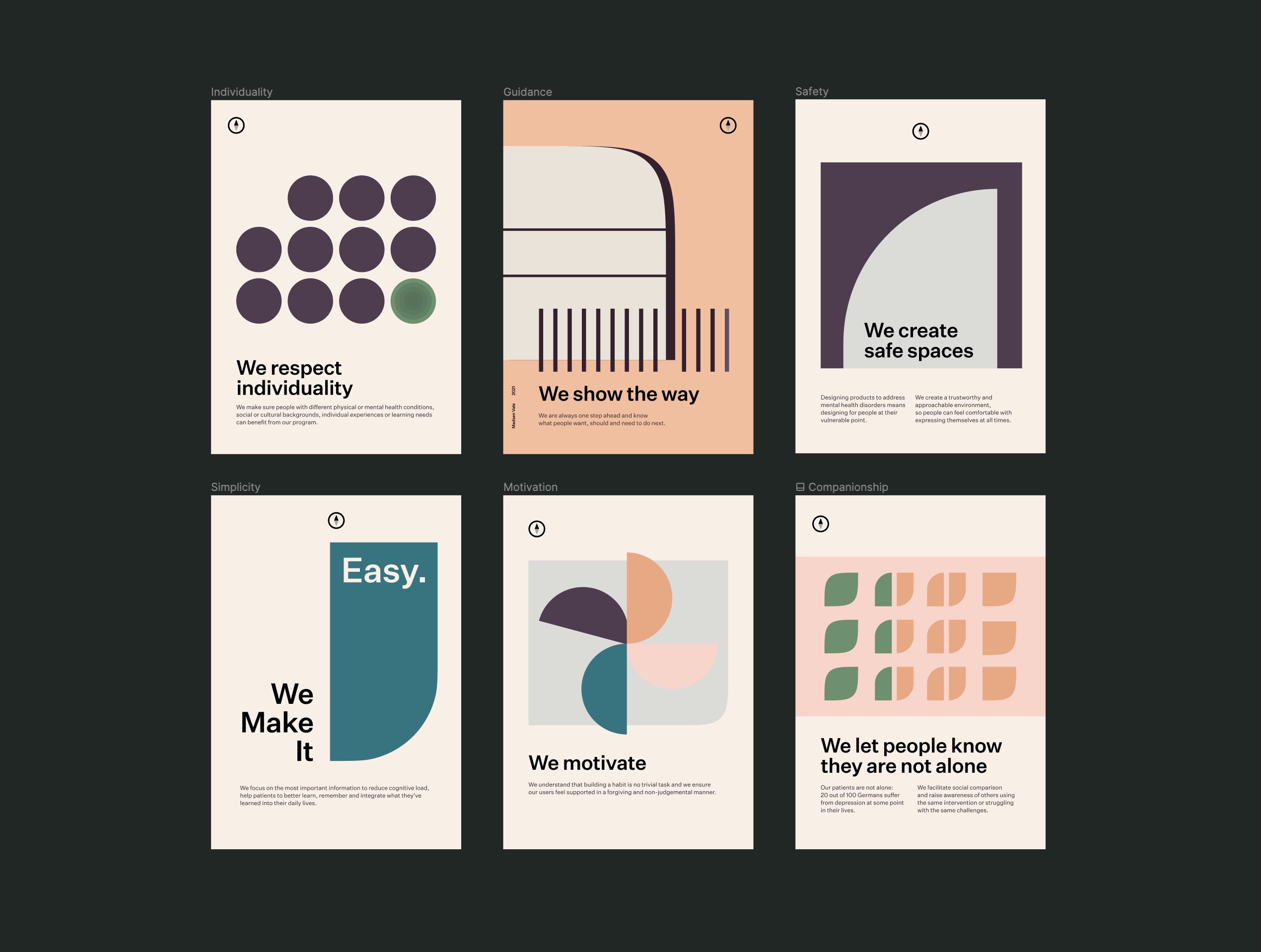 Selfapy app interface design