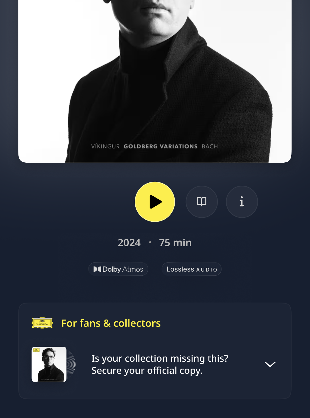 UI design work sample